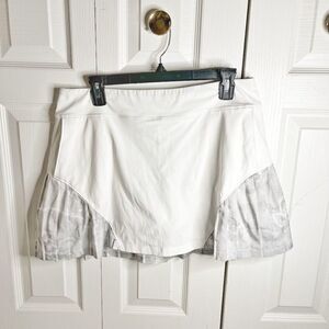 Under Armour Links Knit Fitted Heat Gear Tennis Golf Pleated Lined Pocket Skort